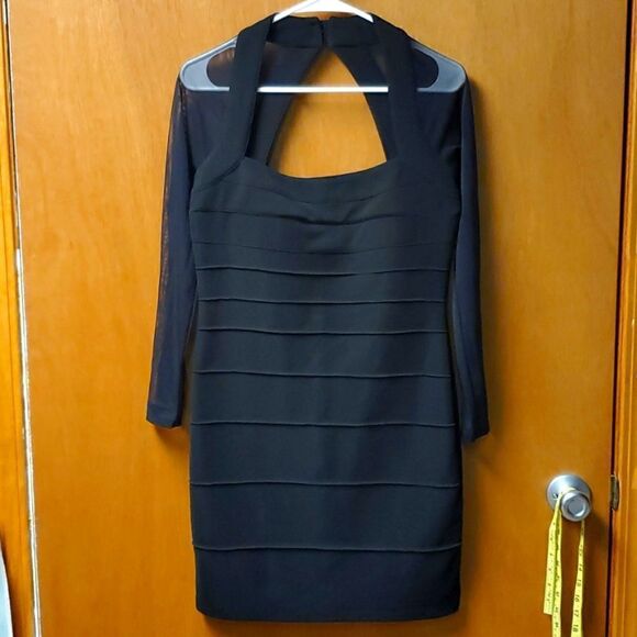 Moda international black dress, mp, - Picture 1 of 6